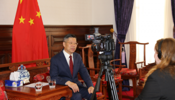 Chinese Consul General in Belfast Li Nan Gives an Interview to UK Television That’s TV on the 10th Anniversary of the Establishment of the Chinese Consulate General in Belfast